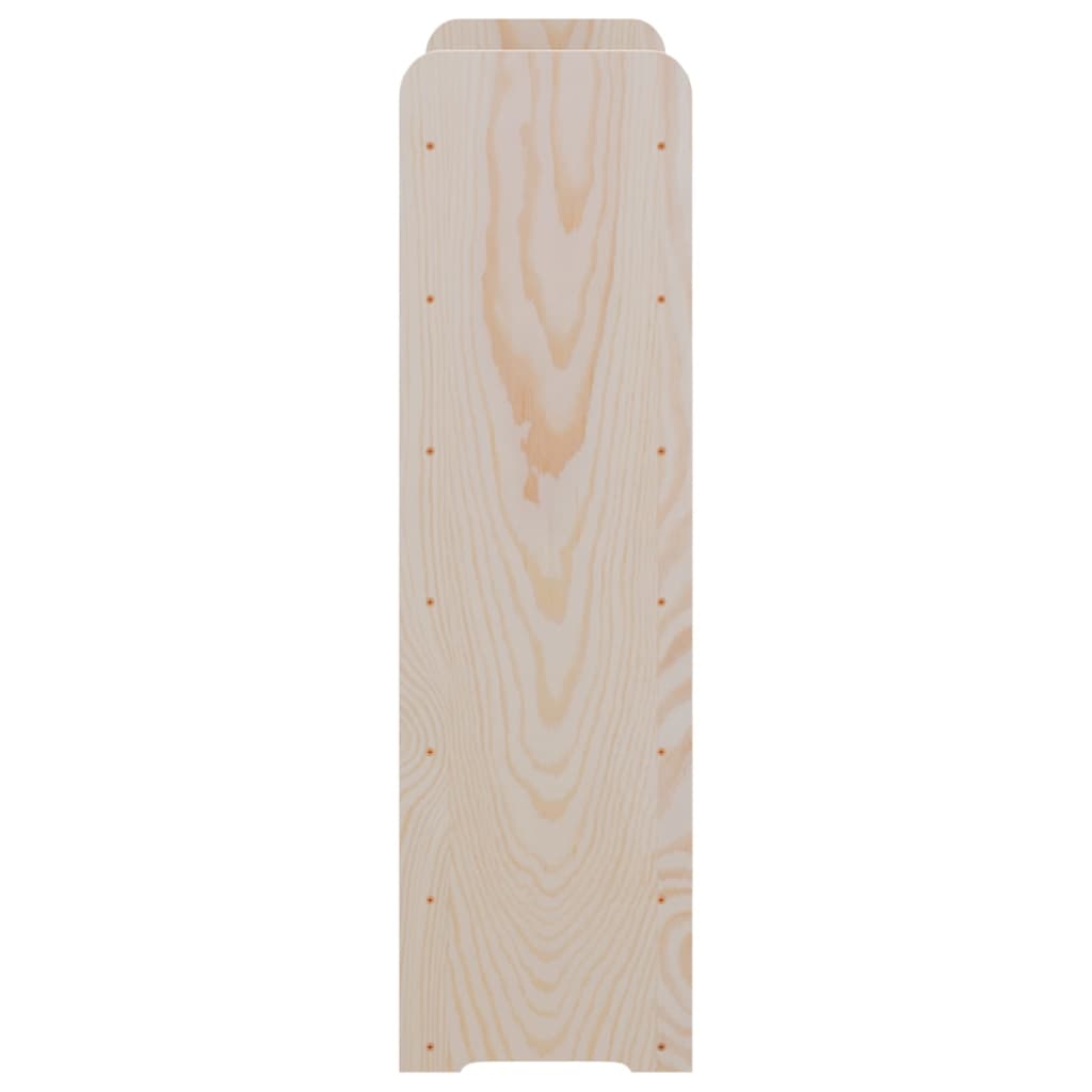 Vinreol 67,5X25X87 Cm Massivt Fyrretræ