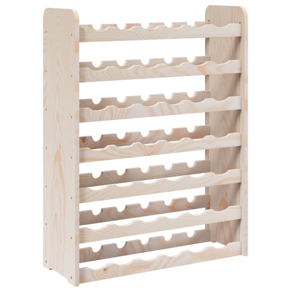 Vinreol 67,5X25X87 Cm Massivt Fyrretræ