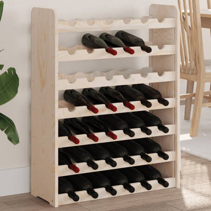 Vinreol 67,5X25X87 Cm Massivt Fyrretræ