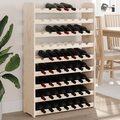 Vinreol 67,5X25X87 Cm Massivt Fyrretræ