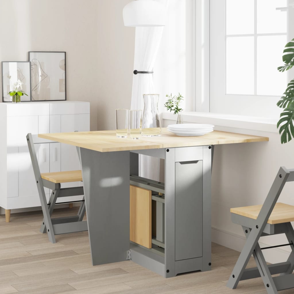 Spisebord Corona Foldbart Massivt Fyrretræ