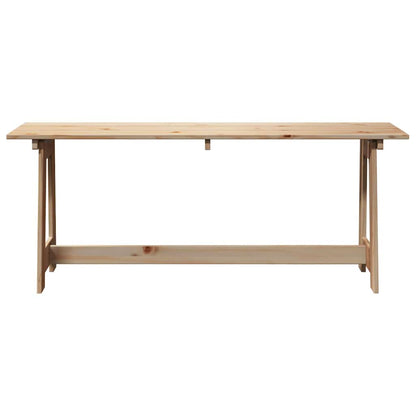 Udendørs Bænk 119 X 37 X 47 Cm Massiv Fyrretræ