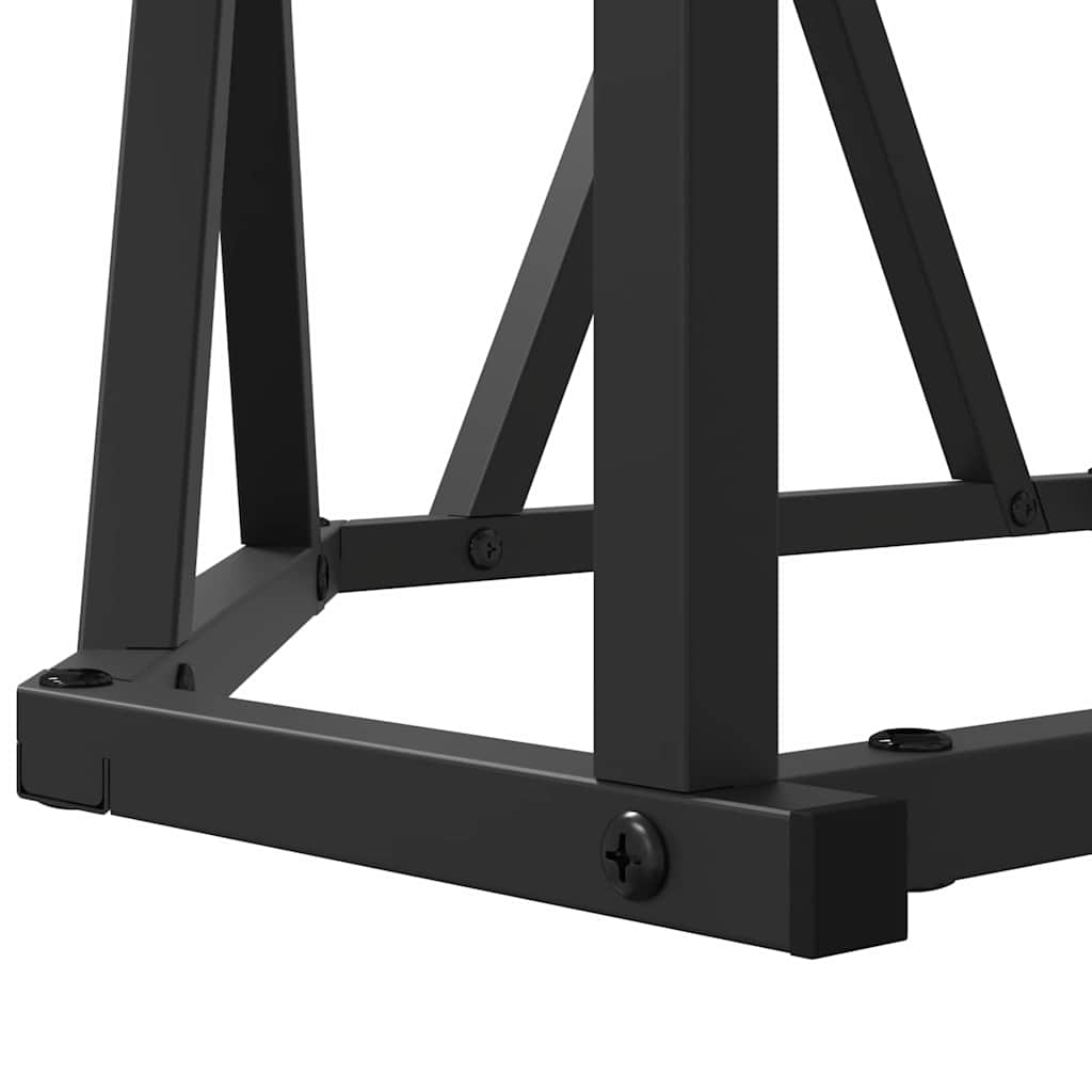 Sofabord Etræ 80 X 80 X 42 Cm Ingeniørtræ Og Stål