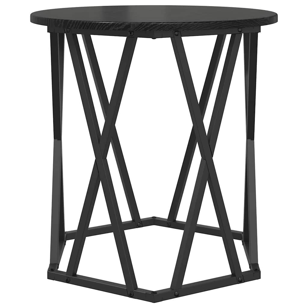 Sofabord 2 Stk. 50 X 50 X 50 Cm Ingeniørtræ Og Stål
