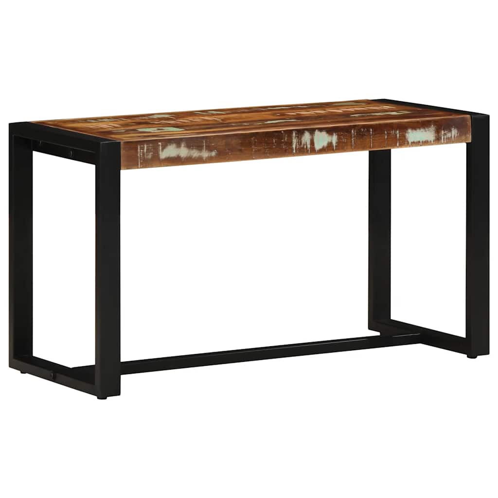 Bænk 80X35X45 Cm Massivt Flerfarvet