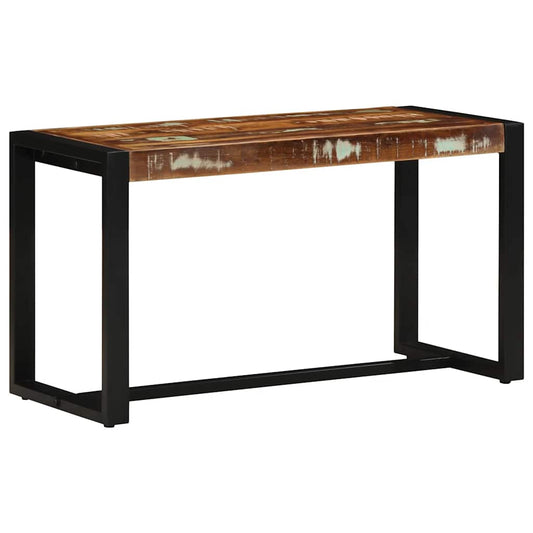 Bænk 80X35X45 Cm Massivt Flerfarvet
