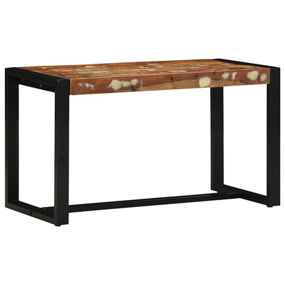 Bænk 80X35X45 Cm Massivt Flerfarvet