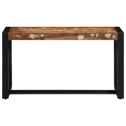 Bænk 80X35X45 Cm Massivt Flerfarvet