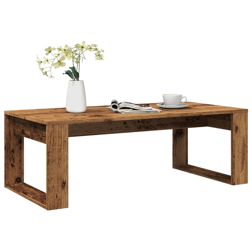 Sofabord 102X50X35 Cm Konstrueret Træ Kunsteg