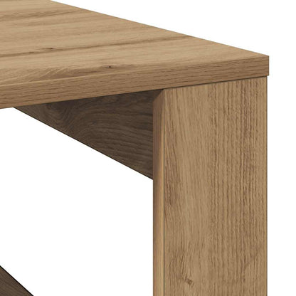 Sofabord 100X100X35 Cm Konstrueret Træ Kunsteg