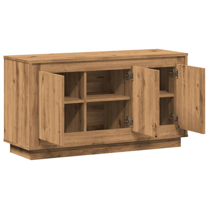 Skænk Håndlavet Eg 102X35X55 Cm Konstrueret Træ