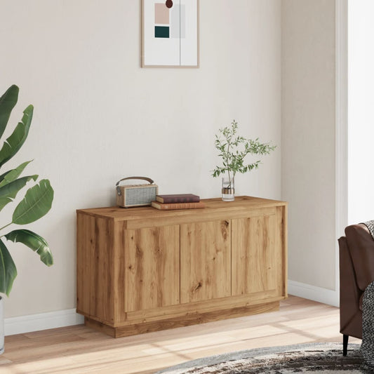 Skænk Håndlavet Eg 102X35X55 Cm Konstrueret Træ