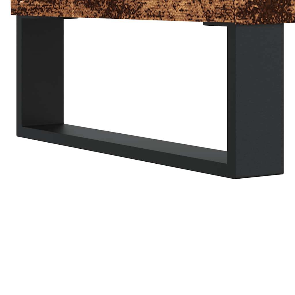 Sofabord 90X50X36,5 Cm Konstrueret Træ Gammeldags Træ