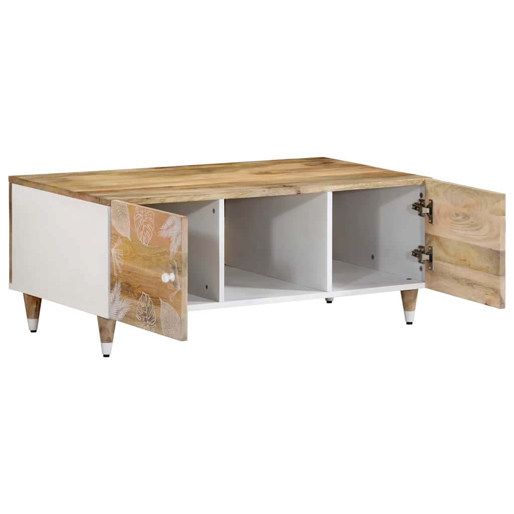 Sofabord 100X54X40 Cm Massivt Mangotræ