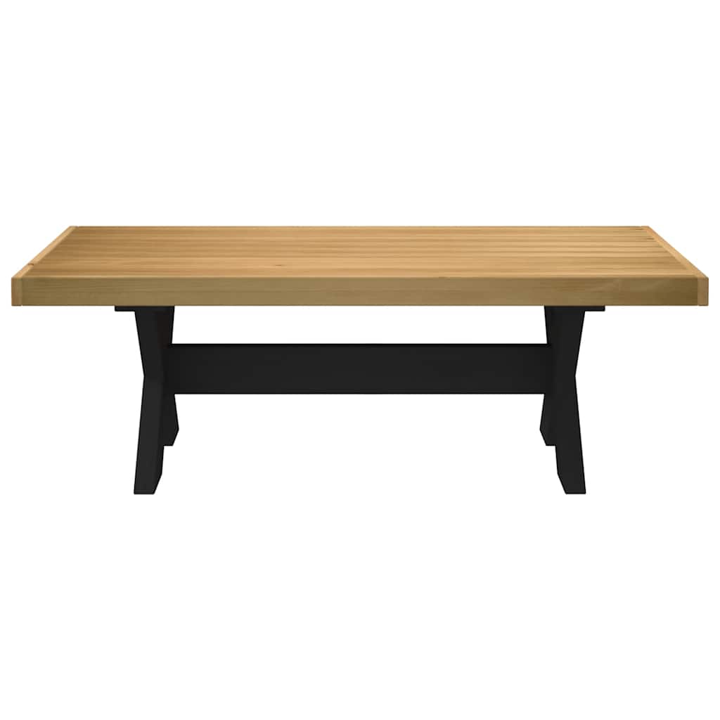 Sofabord Noain A-Formede Ben 120X60X40 Cm Massivt Træ Fyrretræ