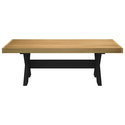 Sofabord Noain A-Formede Ben 120X60X40 Cm Massivt Træ Fyrretræ