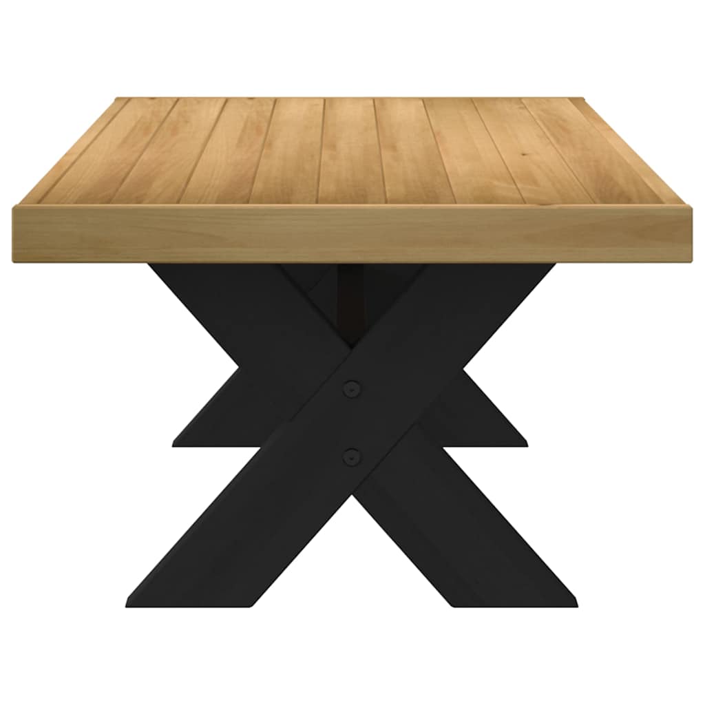 Sofabord Noain A-Formede Ben 120X60X40 Cm Massivt Træ Fyrretræ