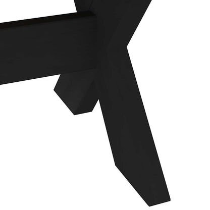 Sofabord Noain A-Formede Ben 120X60X40 Cm Massivt Træ Fyrretræ