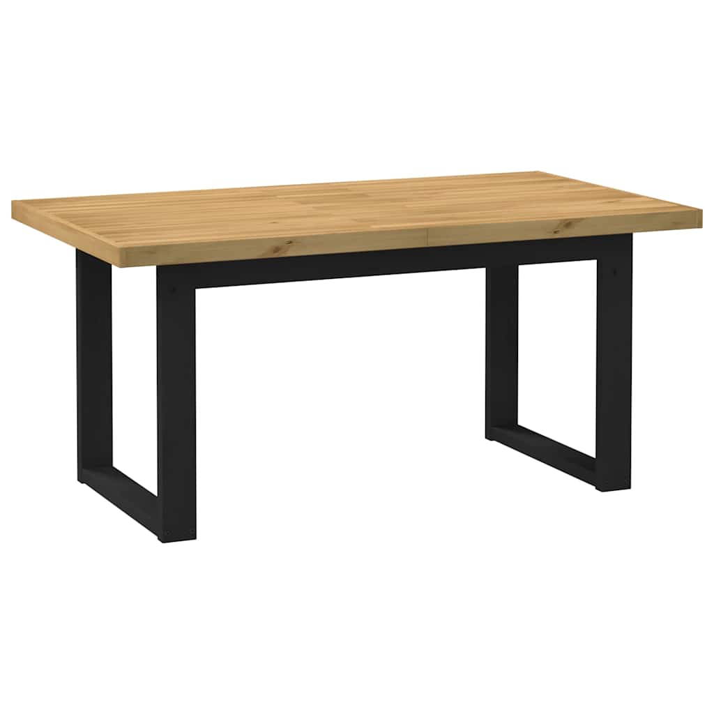 Spisebord Noain A-Formede Ben 160X90X75 Cm Massivt Træ Fyrretræ