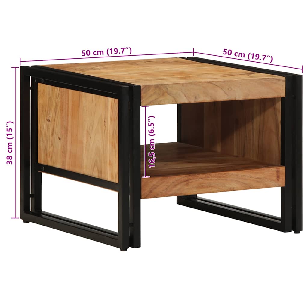 Sofabord 50X50X38 Cm Massivt