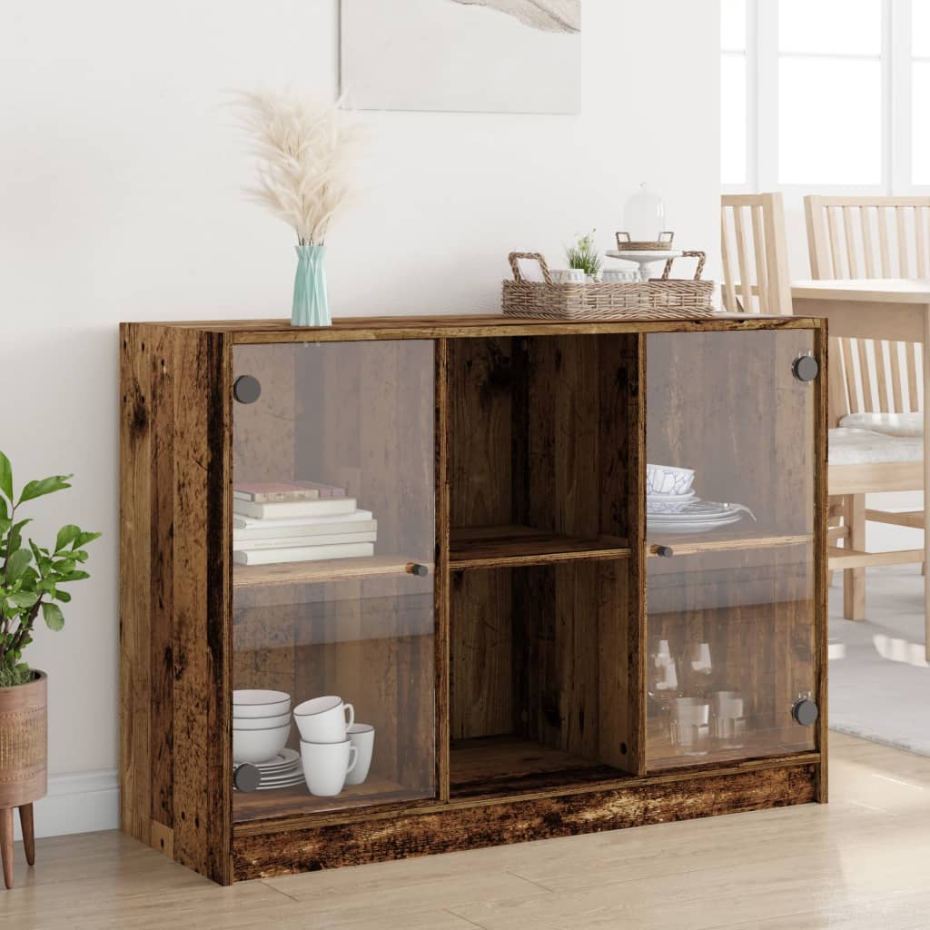 Skænk 102X37X75,5 Cm Konstrueret Træ Kunsteg
