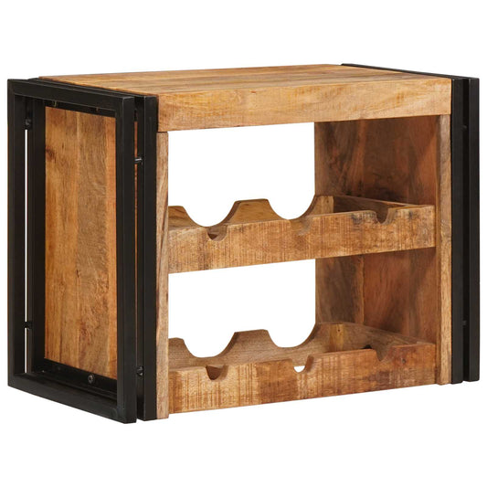 Vinfad Brun 60 X 45 X 33 Cm Solid Grov Mango Træ