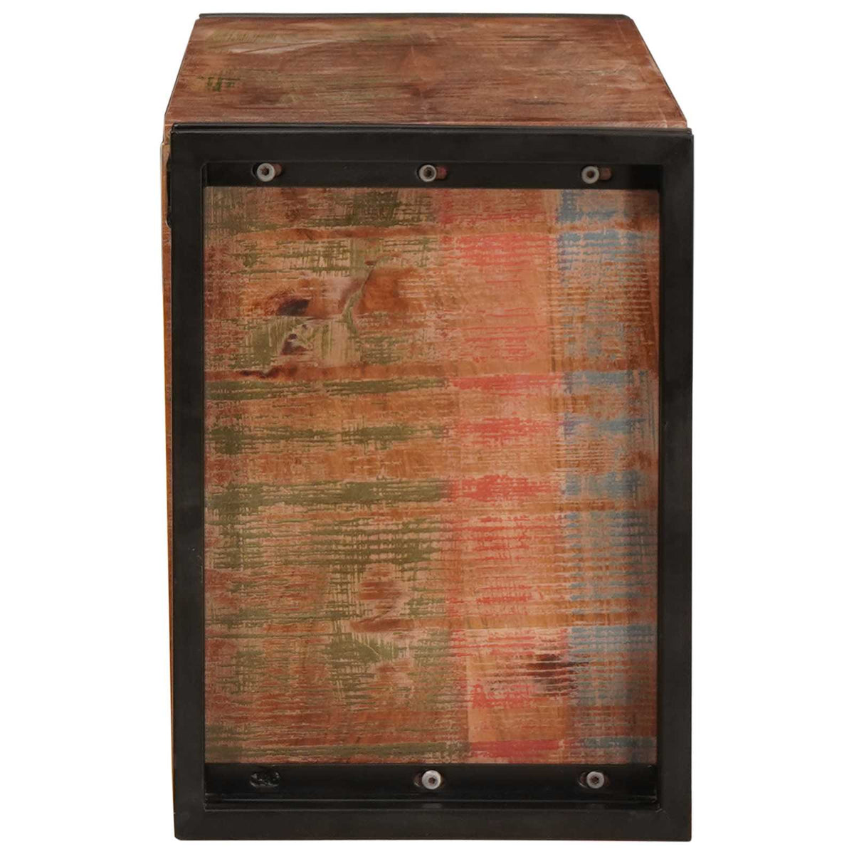 Vinfad Brun 100 X 45 X 33 Cm Solid Genvundet Træ