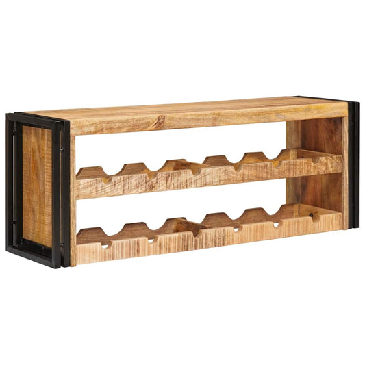Vinfad Brun 100 X 45 X 33 Cm Solid Grov Mango Træ