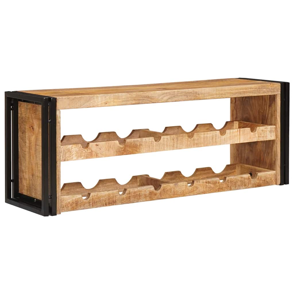 Vinfad Brun 100 X 45 X 33 Cm Solid Grov Mango Træ