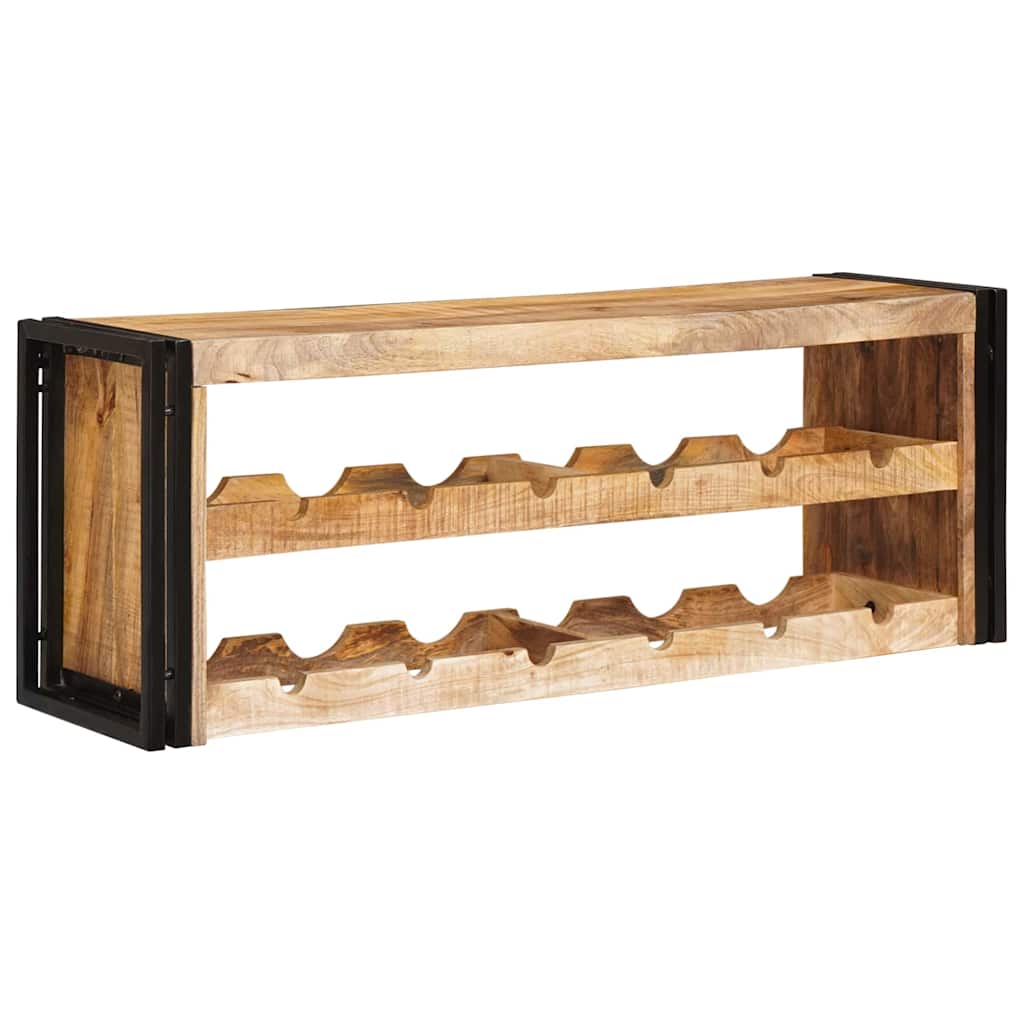 Vinfad Brun 100 X 45 X 33 Cm Solid Grov Mango Træ