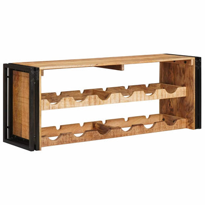 Vinfad Brun 100 X 45 X 33 Cm Solid Grov Mango Træ