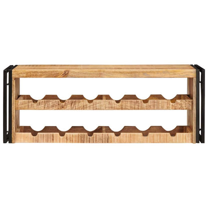 Vinfad Brun 100 X 45 X 33 Cm Solid Grov Mango Træ