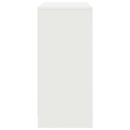 Kommode Med Skuffe 80X34X76 Cm Konstrueret Træ