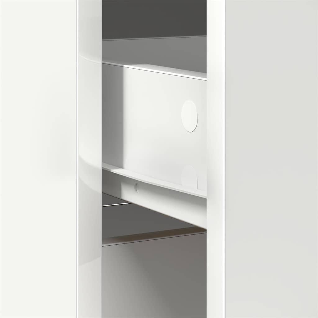 Kommode Med Skuffe 80X34X76 Cm Konstrueret Træ