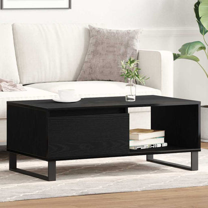 Sofabord 90X50X36,5 Cm Konstrueret Træ Gammeldags Træ