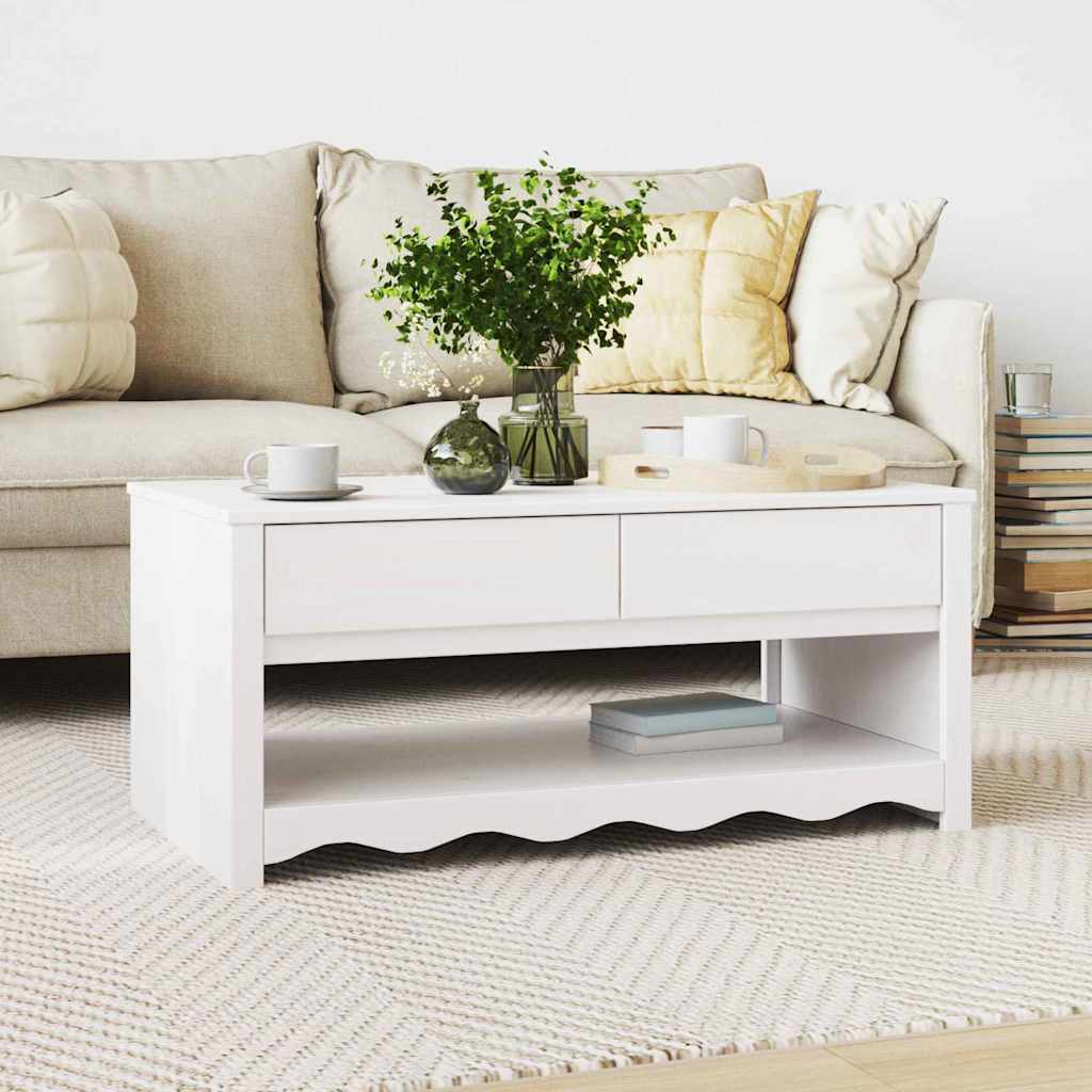 Sofabord Drammen 99 X 55 X 45 Cm Massiv Fyrretræ