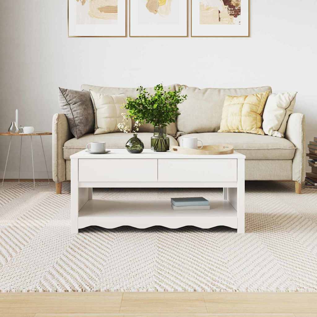 Sofabord Drammen 99 X 55 X 45 Cm Massiv Fyrretræ