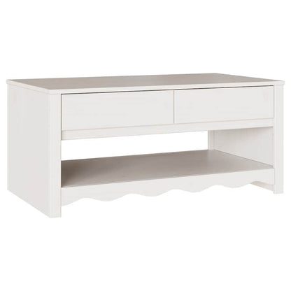 Sofabord Drammen 99 X 55 X 45 Cm Massiv Fyrretræ