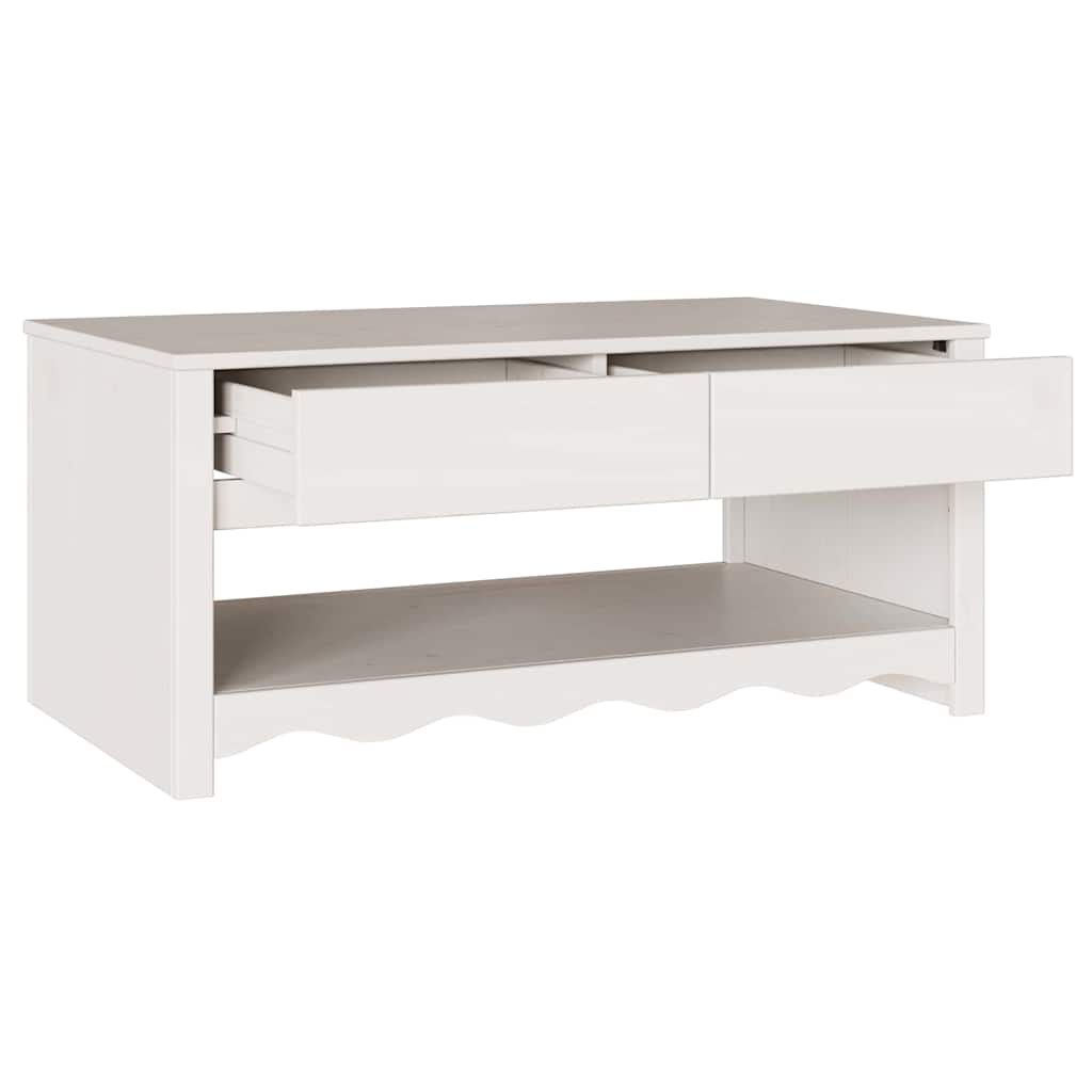 Sofabord Drammen 99 X 55 X 45 Cm Massiv Fyrretræ