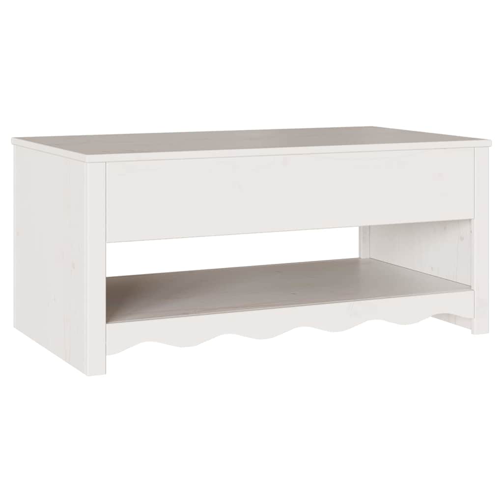 Sofabord Drammen 99 X 55 X 45 Cm Massiv Fyrretræ
