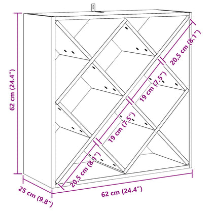 Vinfad 2 Stk. 62 X 25 X 62 Cm Massiv Fyrretræ