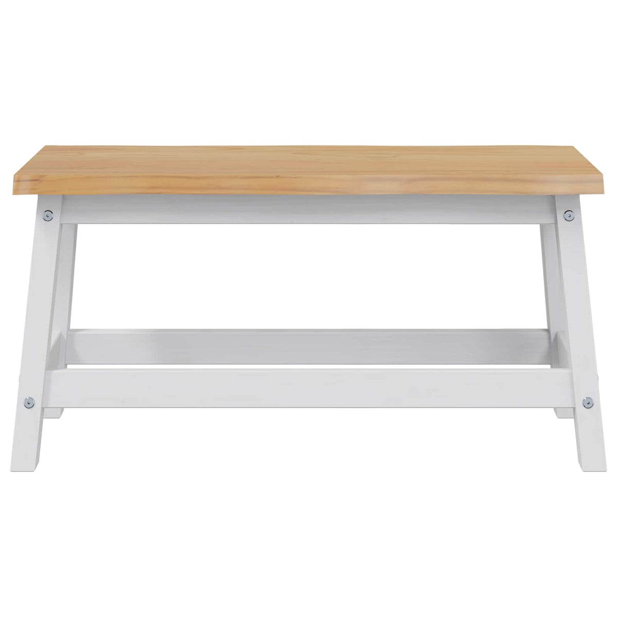 Spisebænk Ekai 91,5 X 29 X 45,5 Cm Massivt Fyrretræ