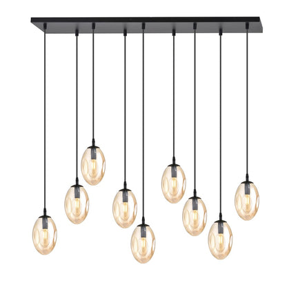 Astral 9 pendant light amber
