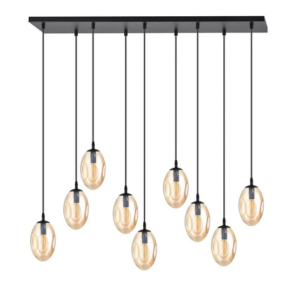 Astral 9 pendant light amber