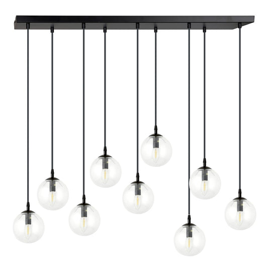 Cosmo 9 pendant light clear
