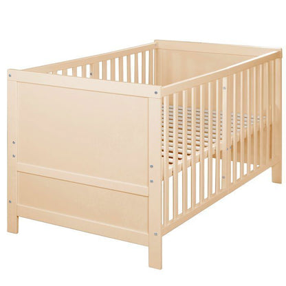 Convertible baby cot - 70 x 140 cm - ROBA - EASY SLEEP - Natural wood