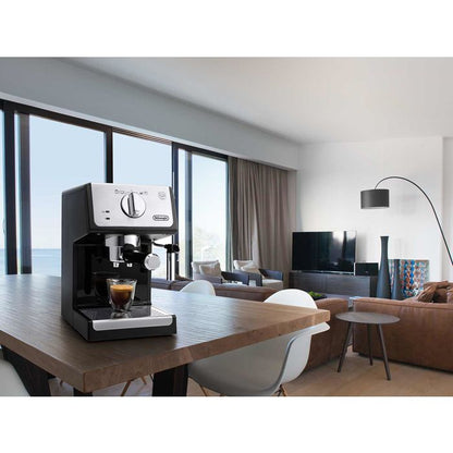 Espressomaskine - DELONGHI - ECP33.21.BK - 15 Bar - Sort / Sølv