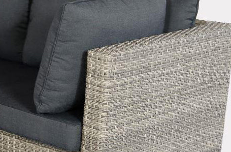 Almadia Modulo Lounge Corner Set - 4 Piece - Natural Kobo Grey