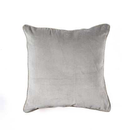 Velvet Crush pudebetræk - grå - 50x50
