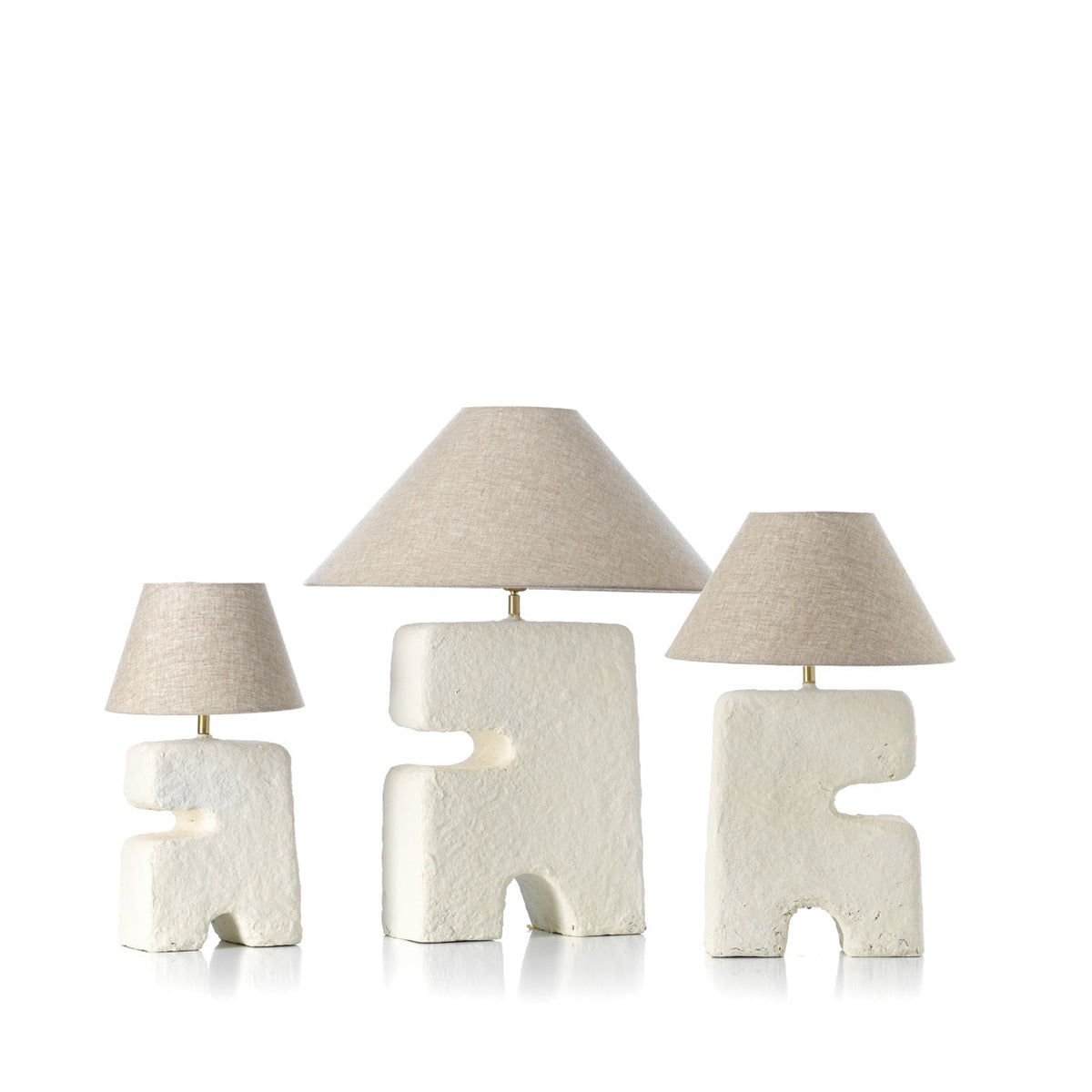 L'Objet Bordlampe - Hvid - M